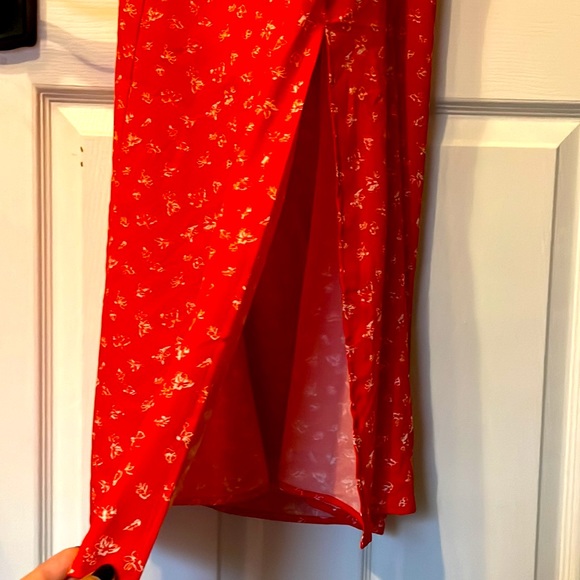 French Connection red maxi dress size 10 - Picture 6 of 8